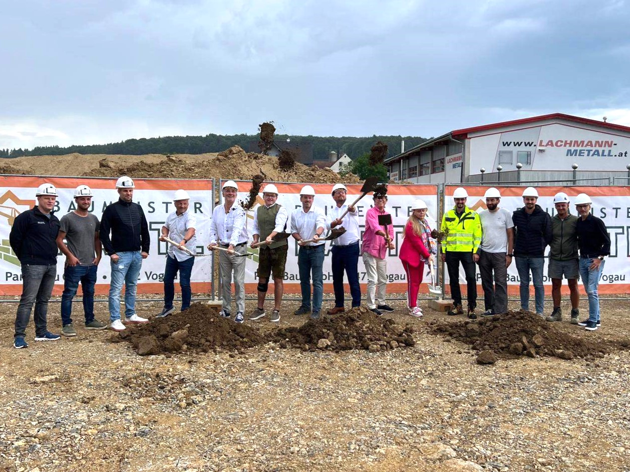Spatenstich der Firma SPIE Dürr Austria GmbH im Industrie- und Energiegebiet Wollsdorf.